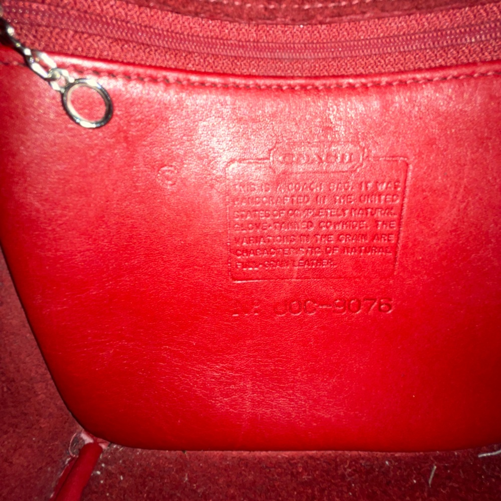Vintage Coach Companion Flap crossbody bag, model 9076 - Picture 7 of 8